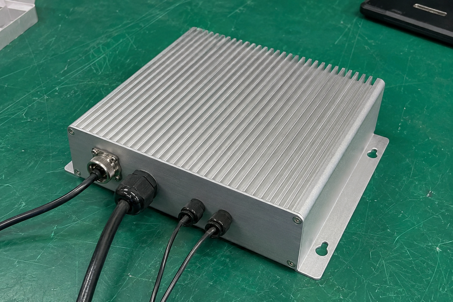 Heat dissipating aluminum enclosure
