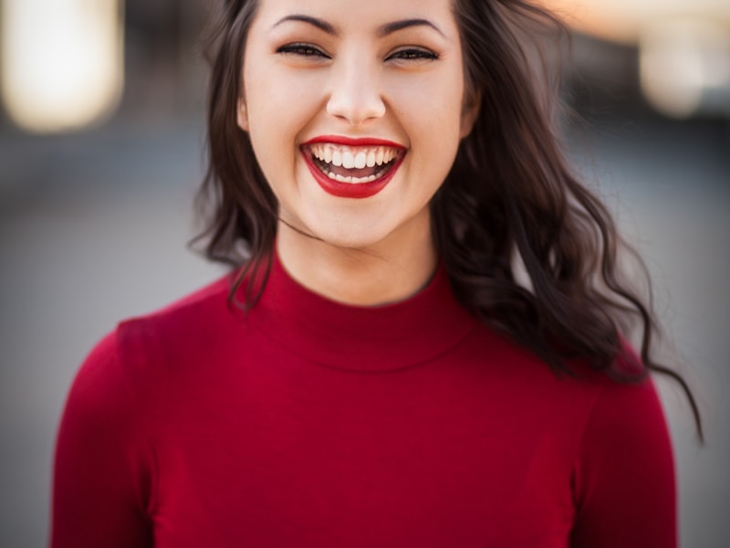 Professional portrait of a woman smiling
